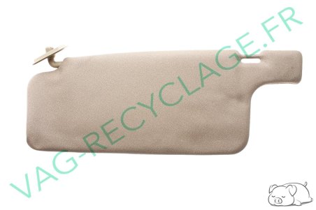 Pare-soleil gauche beige 191857551 pour Volkswagen Jetta 2 et Golf 2 - Image 1