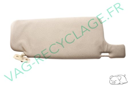 Pare-soleil gauche beige 191857551 pour Volkswagen Jetta 2 et Golf 2 - Image 2