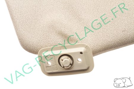 Pare-soleil gauche beige 191857551 pour Volkswagen Jetta 2 et Golf 2 - Image 3