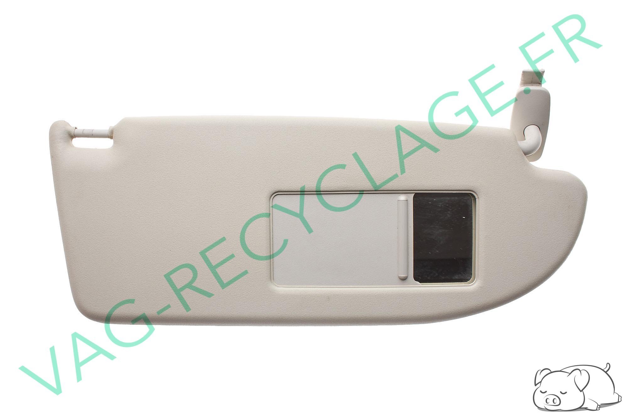 Pare-soleil droit gris clair 6L1857552A Seat Cordoba 2 Seat Ibiza 3 2002 2010 - Image 1