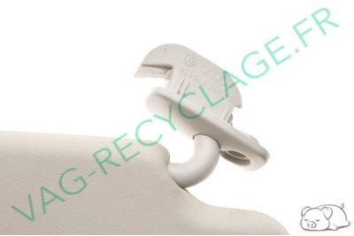 Pare-soleil droit gris clair 6L1857552A Seat Cordoba 2 Seat Ibiza 3 2002 2010 - Image 3