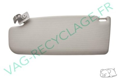 Pare-soleil droit gris clair 6N0857552F pour Polo 3 6N 6N2 de 1994 à 2001 - Image 1
