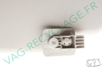 Pare-soleil droit gris clair 6N0857552F pour Polo 3 6N 6N2 de 1994 à 2001 - Image 3