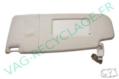 Pare-soleil gauche gris clair 3B0857551Q NewBeetle Bora Passat 5 Golf 4 - Image 1