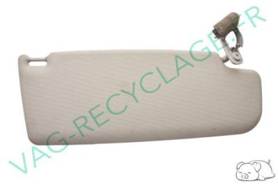 Pare-soleil gauche gris clair 3B0857551Q NewBeetle Bora Passat 5 Golf 4 - Image 1