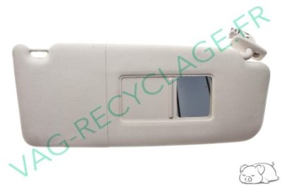 Pare-soleil droit gris clair 4B0857552A pour Audi A6 C5 de 1997 à 2005 - Image 1