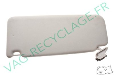 Pare-soleil droit gris clair 4B0857552A pour Audi A6 C5 de 1997 à 2005 - Image 1