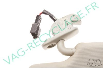 Pare-soleil gauche gris clair 3B0857551R pour Bora Passat 5 Golf 4 - Image 3