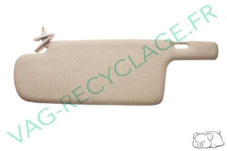 Pare-soleil droit gris beige 893857552 pour Audi 80 B3 et Audi 80 B4 - Image 1