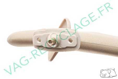 Pare-soleil droit gris beige 893857552 pour Audi 80 B3 et Audi 80 B4 - Image 3