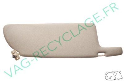 Pare-soleil gauche beige clair 443857551 pour Audi 100 C3 et Audi 200 C3 - Image 1
