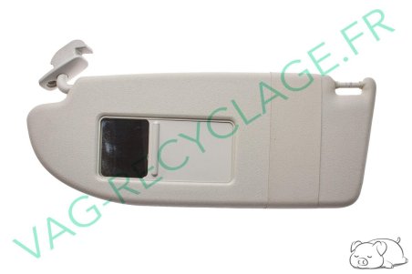 Pare-soleil gauche gris clair 6L1857551A Seat Cordoba 2 Seat Ibiza 3 2002 2010 - Image 1