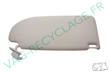 Pare-soleil gauche gris clair 6L1857551A Seat Cordoba 2 Seat Ibiza 3 2002 2010 - Image 2