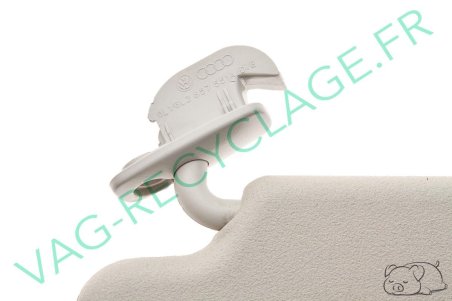 Pare-soleil gauche gris clair 6L1857551A Seat Cordoba 2 Seat Ibiza 3 2002 2010 - Image 3