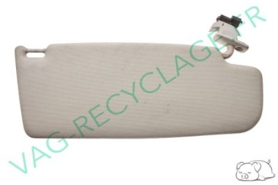 Pare-soleil gauche gris clair 8D0857551A pour Audi A4 B5 1995 à 1999 - Image 1