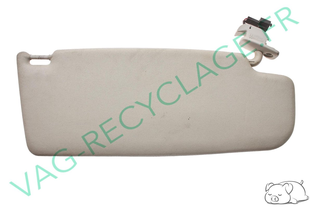 Pare-soleil gauche gris clair 8D0857551A pour Audi A4 B5 1995 à 1999 - Image 1