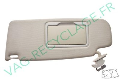 Pare-soleil gauche gris clair 8D0857551A pour Audi A4 B5 1995 à 1999 - Image 1