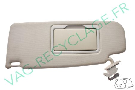 Pare-soleil gauche gris clair 8D0857551A pour Audi A4 B5 1995 à 1999 - Image 2