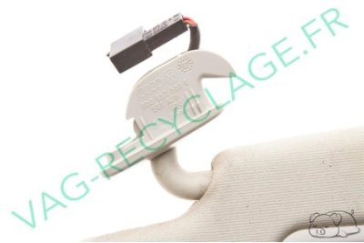 Pare-soleil gauche gris clair 8D0857551A pour Audi A4 B5 1995 à 1999 - Image 3