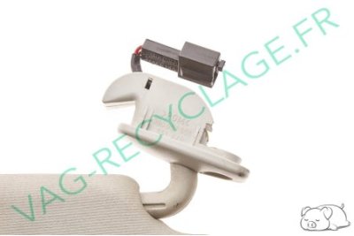 Pare-soleil gauche gris clair 8D0857551A pour Audi A4 B5 1995 à 1999 - Image 4