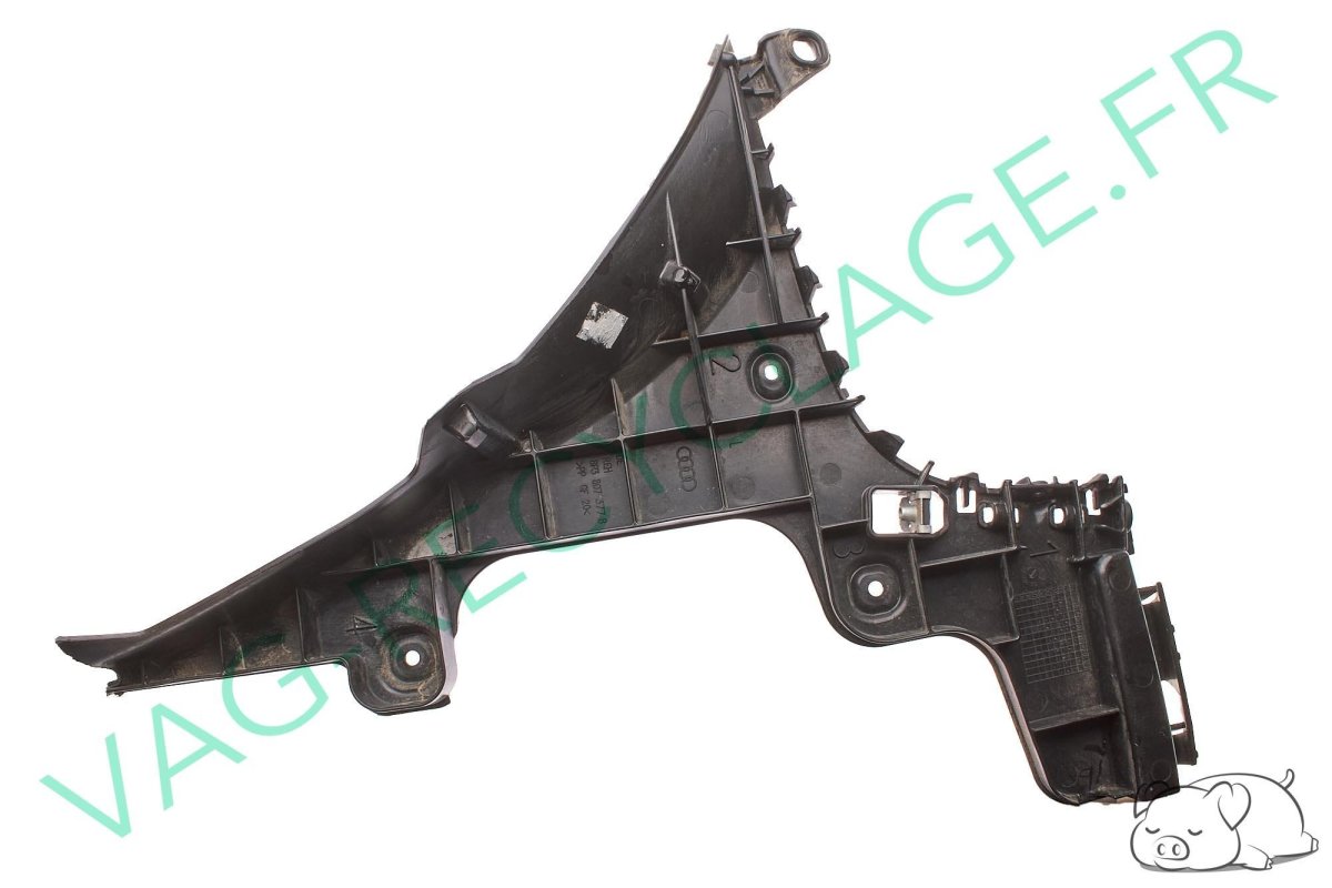 Support pare-chocs arrière gauche 8P3807377B Audi A3 8P 3 portes 2003 à 2012 - Image 1