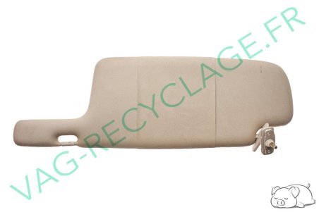 Pare-soleil gauche gris beige 893857551C pour Audi 80 B3 et Audi 80 B4 - Image 2