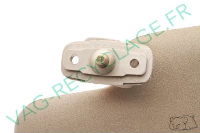 Pare-soleil gauche gris beige 893857551C pour Audi 80 B3 et Audi 80 B4 - Image 3