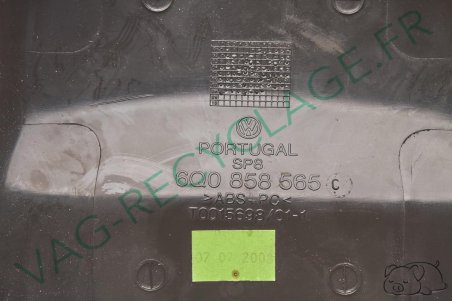 Cache colonne direction partie haute 6Q0858565C Polo 4 9N 9N3 - Image 3