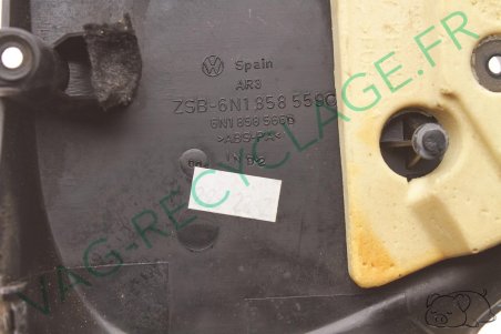 Cache colonne direction partie basse 6N1858559C 6N1858566D Polo 3 Phase 2 6N2 - Image 3