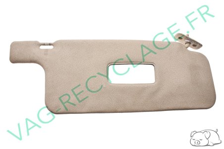 Pare-soleil droit beige 191857552 pour Volkswagen Jetta 2 et Golf 2 - Image 1