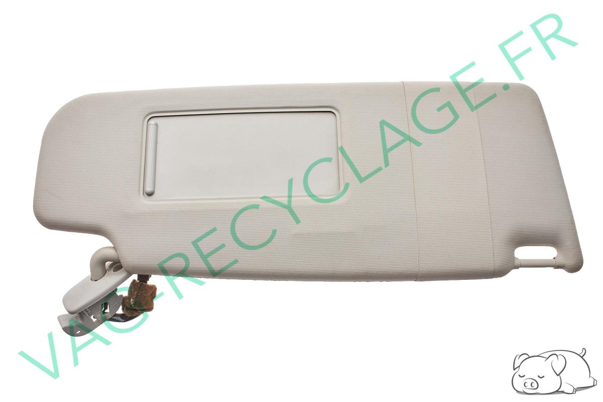 Pare-soleil droit gris clair 3B0857552Q NewBeetle Bora Passat 5 Golf 4 - Image 1