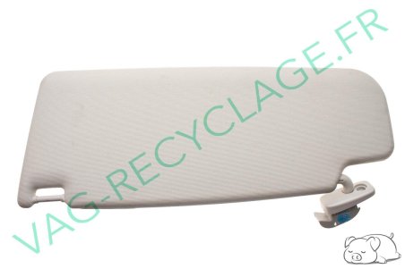Pare-soleil droit gris clair 6Q0857552F pour Polo 4 de 2001 à 2010 - Image 2