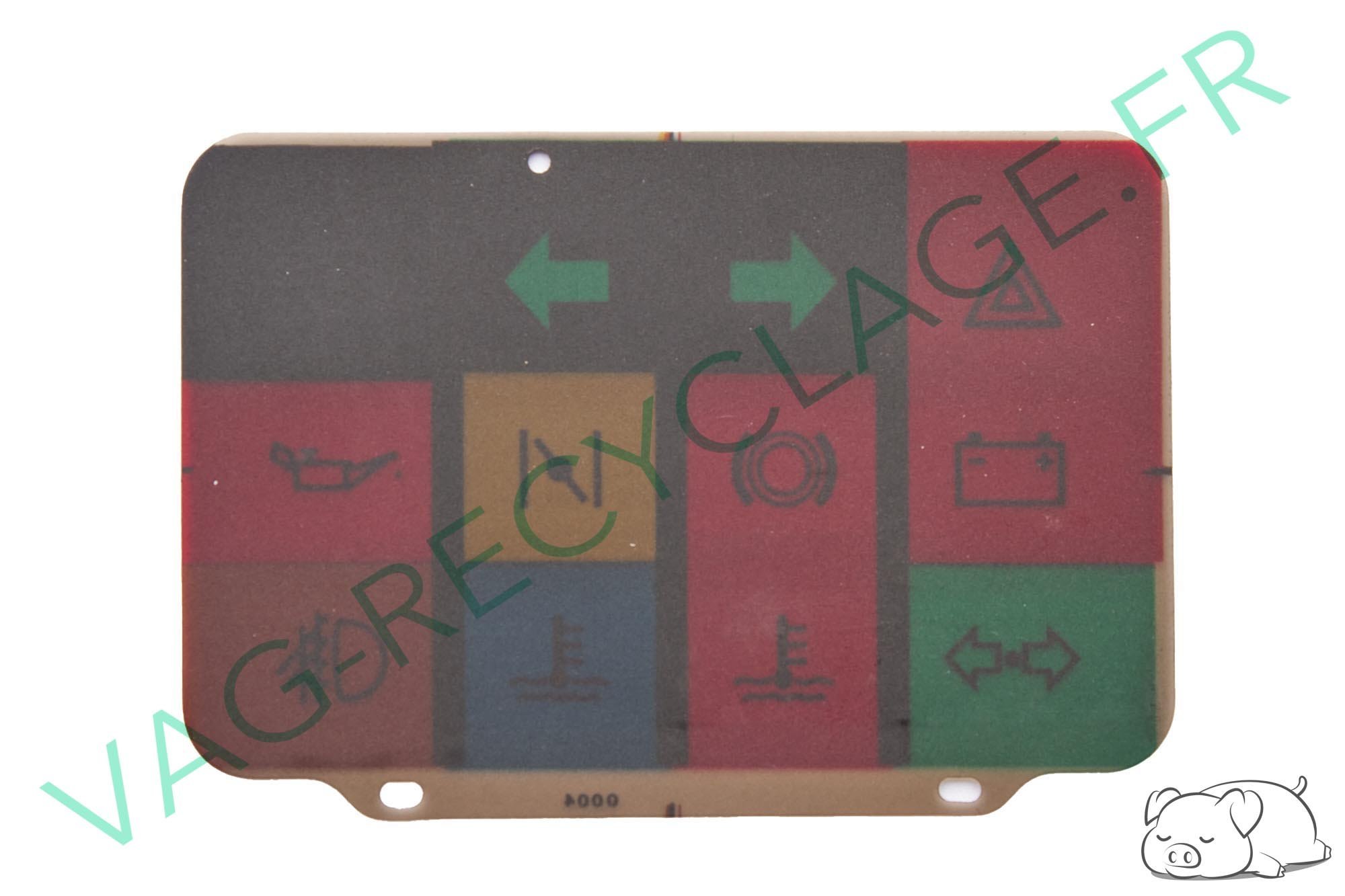 Plaque voyants dans le compteur 811919249M pour Audi 80 B2 et Audi Coupé GT - Image 1