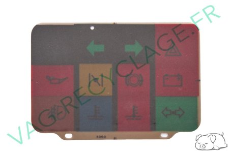 Plaque voyants dans le compteur 811919249M pour Audi 80 B2 et Audi Coupé GT - Image 1