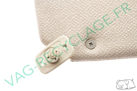 Pare-soleil droit beige 867857552C pour Polo 2 Phase 1 86c et Polo 2 Phase 2 2F - Image 3