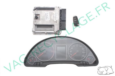 Kit démarrage Audi A4 B7 1.9TDI 115cv Compteur 8E0920901B ECU 03G906016FE - Image 1