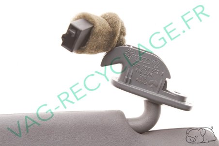 Pare-soleil droit gris foncé 8D0857552E pour Audi A4 B5 1995 à 1999 - Image 3