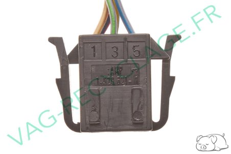 Fiche connecteur 6 pôles 191972723 Polo 3 Corrado Golf 2 Golf 3 Passat Sharan - Image 3