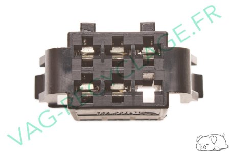 Fiche connecteur 6 pôles 191972723 Polo 3 Corrado Golf 2 Golf 3 Passat Sharan - Image 4