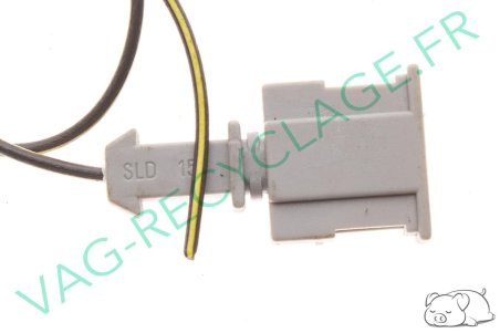 Fiche connecteur Gris 1 pôle 191972711G pour Audi Seat Skoda Volkswagen - Image 3
