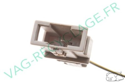 Fiche connecteur Gris 1 pôle 191972711G pour Audi Seat Skoda Volkswagen - Image 4