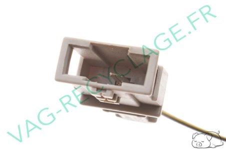 Fiche connecteur Gris 1 pôle 191972711G pour Audi Seat Skoda Volkswagen - Image 4