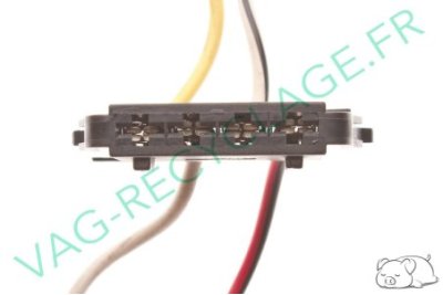 Fiche connecteur 4 pôles 191972754 Polo 3 Passat Golf 3 Transpor - Image 3