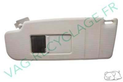 Pare-soleil gauche gris clair 6N0857551F pour Polo 3 6N 6N2 de 1994 à 2001 - Image 1
