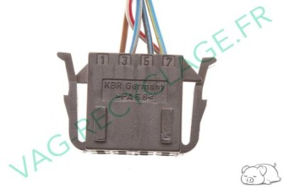 Fiche connecteur 8 pôles 191972724 pour Audi Seat Skoda Volkswagen - Image 3