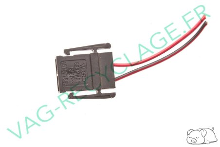 Boitier fiches plates 2 pôles 191971993 pour Skoda Seat et Volkswagen - Image 2