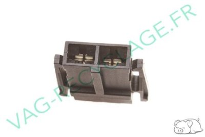 Boitier fiches plates 2 pôles 191971993 pour Skoda Seat et Volkswagen - Image 4