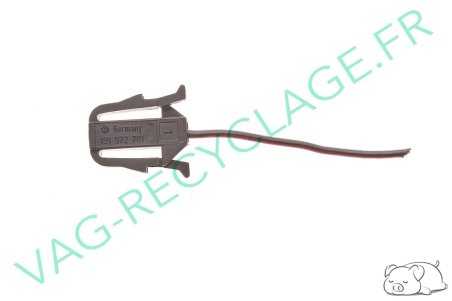 Fiche connecteur 1 pôle 191972701 pour Audi Seat Skoda Volkswagen - Image 1