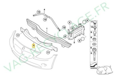 Absorbeur de choc traverse pare-choc avant 7167487 Bmw Z4 E85 et Bmw Z4 E86 - Image 5