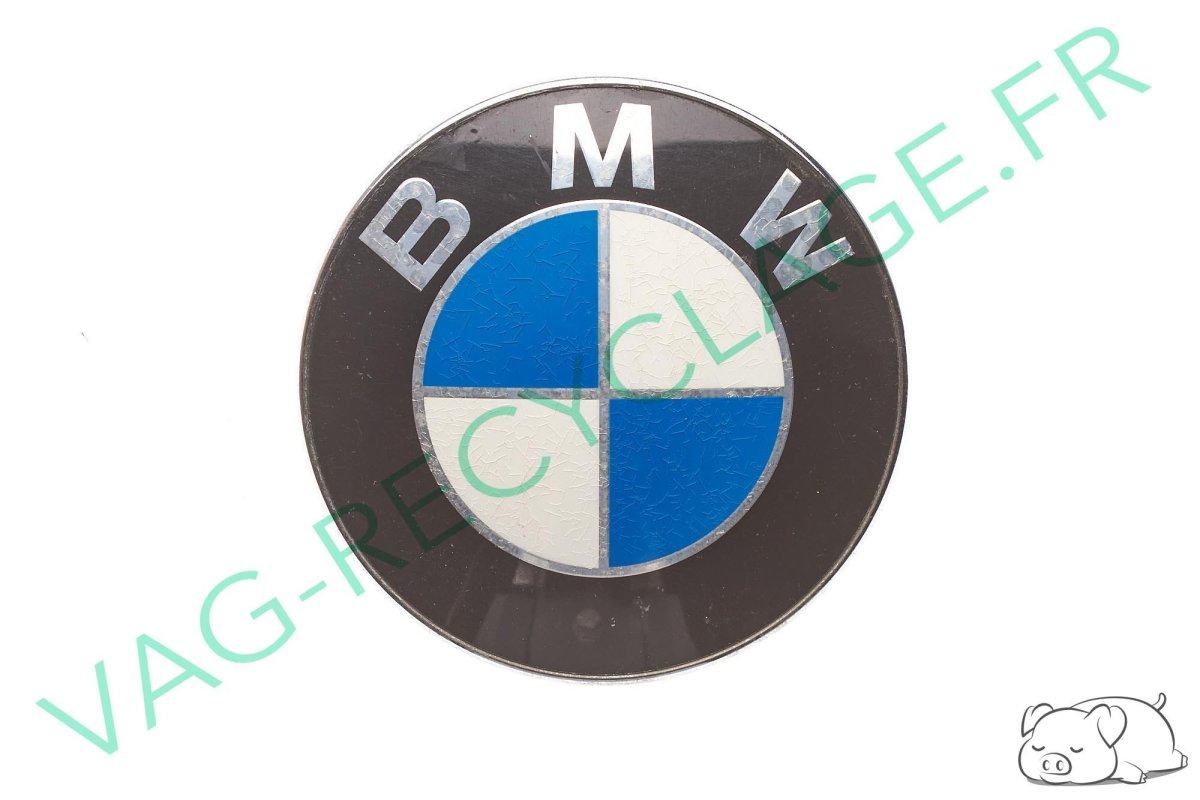 Logo emblème capot moteur BMW 51148132375 Bmw 82mm - Image 1